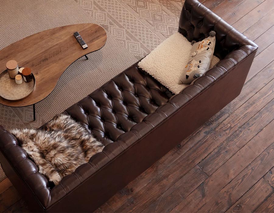 Sofa and Hardwood Floors